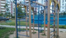 Площадка для воркаута в городе Хабаровск №2305 Маленькая Современная фото